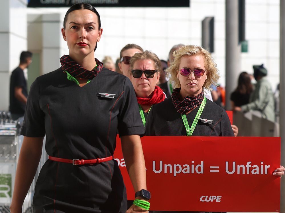 calgarysun's tweet photo. How much work are Air Canada flight attendants not getting paid for?
https://t.co/Z3D7qVsEcJ https://t.co/mEJ11q5QAV