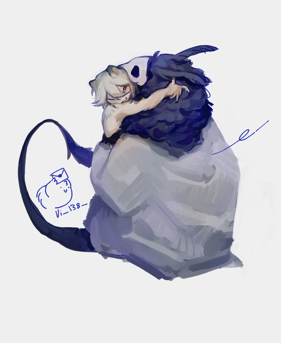 vi_138_'s tweet photo. art trade w the pookie <3 https://t.co/YR3gli3zIk