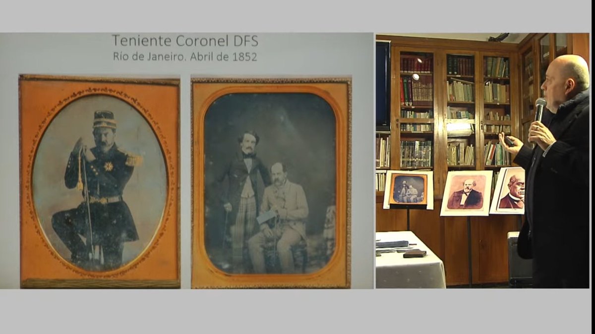 DavidSa24446052's tweet photo. Larga vida al color, a la investigación y  la pose Sarmientina, muy buena conferencia por parte del Ing. Vertanessian en Casa Natal de Sarmiento https://t.co/PQZGgIOSg8