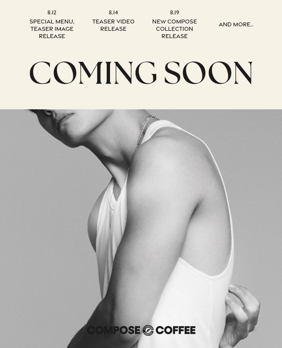 pjmIesviu's tweet photo. COMPOSE COFFEE nos acaba de dar el calendario revelando que tendremos NUEVA CAMPAÑA de Kim Taehyung, todo lo que se viene 😭🔥

- DEJEN SUS COMENTARIOS 👇

V COMPOSED IS COMING
TAEHYUNG FOR COMPOSE COFFEE
COMPOSE COFFEE MODEL V
#TaehyungxComposeCoffee
#VxComposeCoffee https://t.co/WZd2zBRY0u