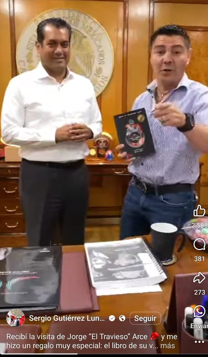 Jorge Garcia Orozco (@jorgegogdl) on Twitter photo Recuerdan cuando <a href="/Sergeluna_S/">Sergio Gutz. Luna</a> quiso desacreditar a <a href="/KarlaMaEstrella/">Karla Estrella</a> por una foto con el "travieso" Arce diciendo que eso la hacía parte de una conspiración de la derecha reptiliana....
Pues el propio Gutierrez subió un video con el "Travieso" que 🐕 🐻 Recuerdan cuando <a href="/Sergeluna_S/">Sergio Gutz. Luna</a> quiso desacreditar a <a href="/KarlaMaEstrella/">Karla Estrella</a> por una foto con el "travieso" Arce diciendo que eso la hacía parte de una conspiración de la derecha reptiliana....
Pues el propio Gutierrez subió un video con el "Travieso" que 🐕 🐻