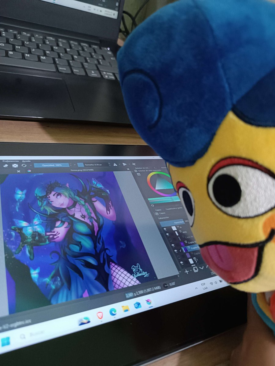 gutierritoz666's tweet photo. Cómo la Haru Urara
 al final pero llegué!!!
Dibujo hecho para el concurso de @ChaosCyanVT 
#krita #anime https://t.co/JeqP1N39jM