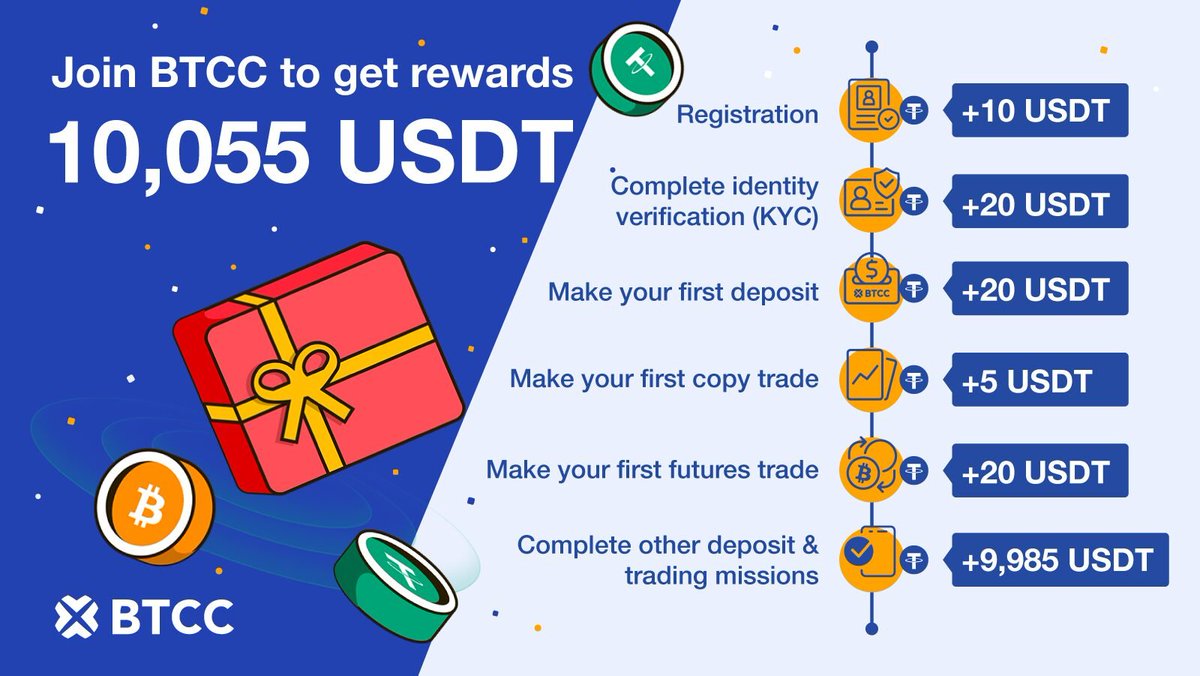 🚀 BTCC – Sàn giao dịch crypto ưu đãi người dùng mới lên tới 10.055 USDT! 🚀🚀🚀

📌 Về BTCC?
- BTCC được thành lập từ năm 2011, là một trong những sàn giao dịch tiền điện tử lâu đời &amp; uy tín nhất thế giới.
- Hơn 13 năm kinh nghiệm, phục vụ hàng triệu trader