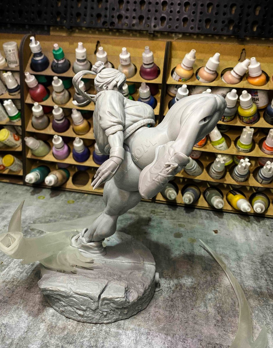 Chun-Li test print from @/mayconartes3d on instagram