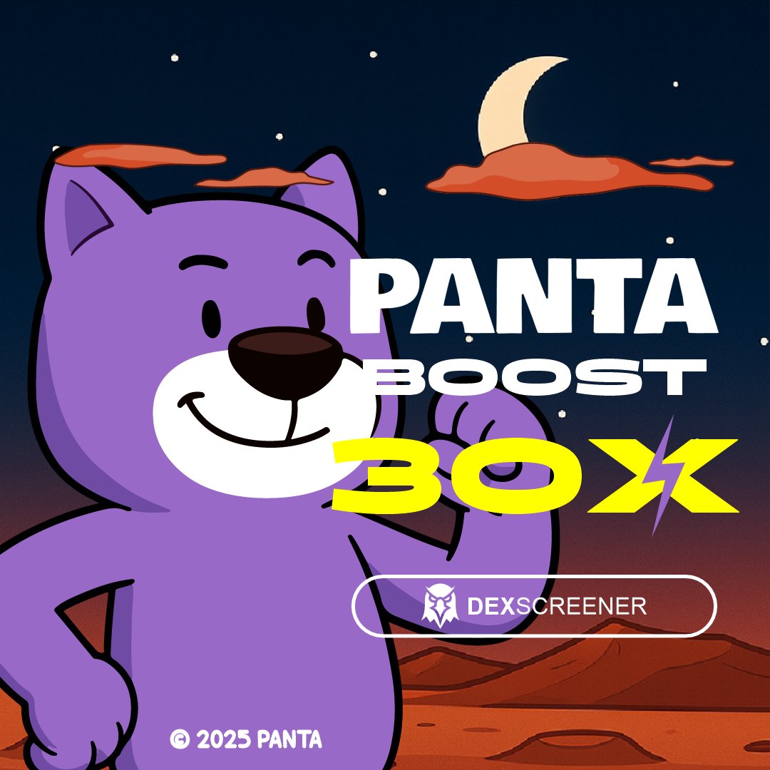 its_panta's tweet photo. Insane Growth Alert! $PANTA just got a 30x BOOST on DexScreener! The momentum is REAL—don’t get left behind!

https://t.co/4F1Xk86cHw https://t.co/CnqGAzyFKh