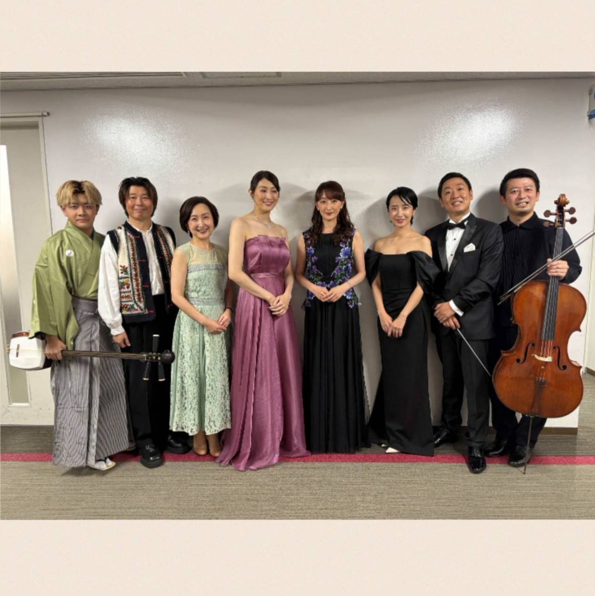 osakakyofficial's tweet photo. 【公演終了】
「大河ドラマ　べらぼう～蔦重栄華乃夢噺～ありがた山のコンサート」
2025年８月10日（日）17:00開演
神戸国際会館こくさいホール

無事に終演いたしました。

ドラマでは、宝蓮院役で出演されている花總まりさんの朗読と、べらぼうの音楽の録音から携わっていらっしゃるチェロの宮田大さん、ハンガリーの伝統楽器「ツィンバロン」の斉藤浩さん、三味線の中村卓也さんという素晴らしい方々とご一緒にお届けした大河ドラマ「べらぼう」の名場面と音楽で綴るオーケストラ・コンサート♪
耳と目と心に響く素敵な２時間でした。

出演♪
指揮：横山奏
ソリスト：
宮田大（チェロ）
斉藤浩（ツィンバロン）
中村卓也（三味線）
ゲスト：
花總まり（朗読）
映美くらら（トーク）
珠城りょう（トーク）
司会：田添菜穂子
管弦楽：大阪交響楽団

ご来場いただきましてありがとうございました。

＃大阪交響楽団　 ＃大阪響 　＃クラシック　
＃オーケストラ 
＃大河ドラマべらぼう