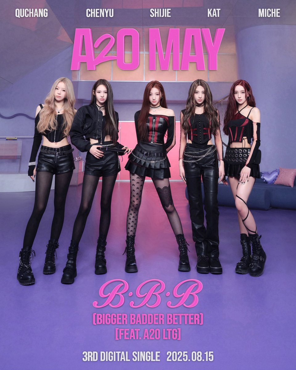 A2O MAY invites you — 
Let’s go ‘ʙɪɢɢᴇʀ. ʙᴀᴅᴅᴇʀ. ʙᴇᴛᴛᴇʀ.’ 🎶🔛

➫2025.08.15

#A2O #A2O_MAY #BBB #A2OMAY_COMEBACK