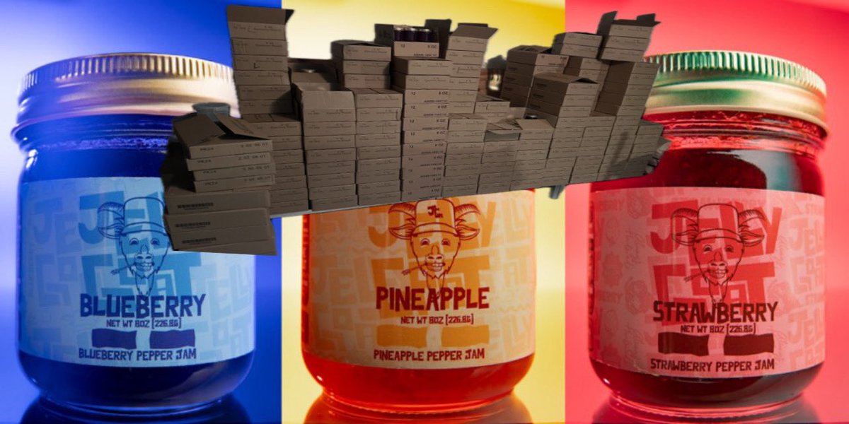 JellyGoat IS because 2 people had fun cooking &amp; creating from a home garden

We’re gonna continue that fun aspect with everything we do in the kitchen, online, in person, etc

👇GIVEAWAY👇
closest guess to # jars in pic⬇️ gets a 3pack FREE for you AND a friend IF you @ them