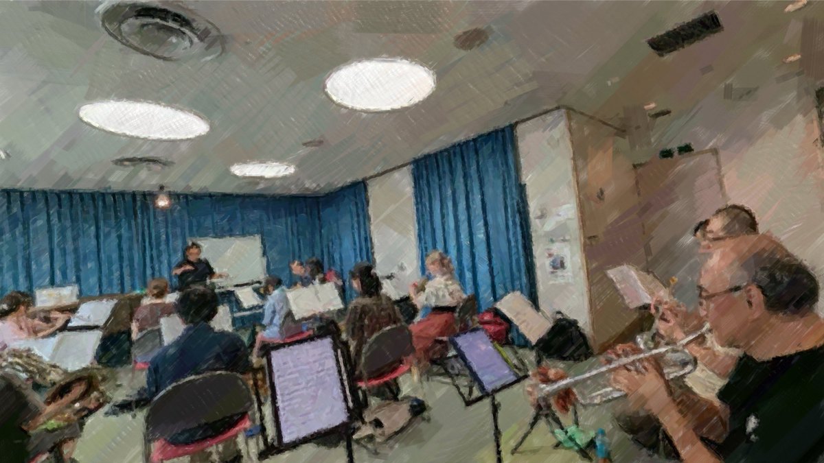 YFB_info's tweet photo. 【YFB 8/10の練習】
普段あまり利用しない会場での練習でした!
会場が変わると音響も変わり、学びが多いです🙂↕️
特に今回の会場は音を吸収しやすく、いい練習になりました🎼
#吹奏楽 #団員募集 #吹奏楽団 #ヨコハマフロイントブラーゼン #YFB https://t.co/vt814fvyBJ