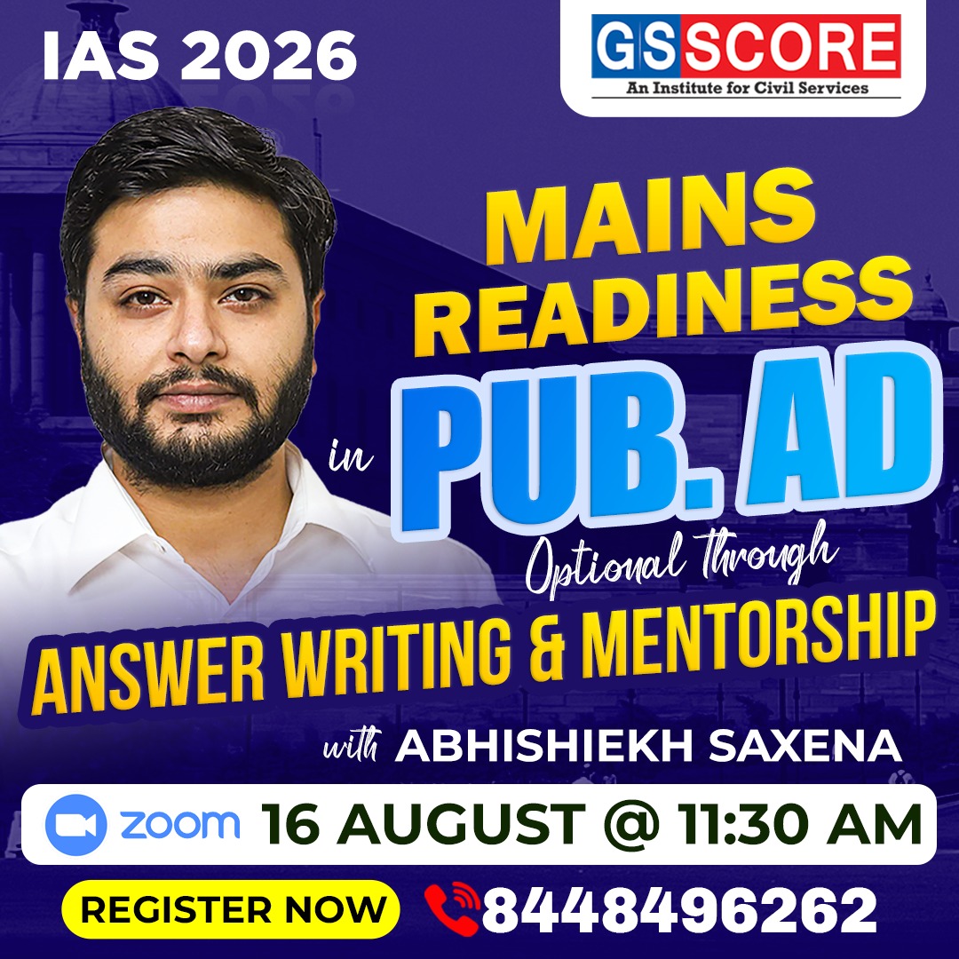 abhishiekh's tweet image. If u r done with foundation/self prep &amp;amp; have the basic understanding of #PubAd but lack that extra push.

I am coming with a session to help with Mains Readiness for 2026 in #publicadministration.

Register at the link given below.

iasscore.in/workshop-regis…

@gsscoreofficial #upsc