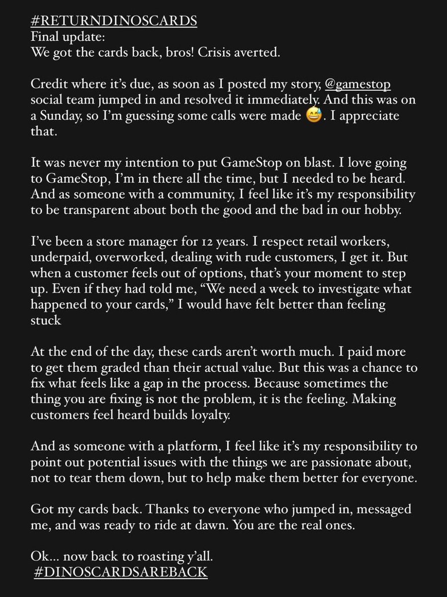 CardHub_HQ's tweet photo. Another #ThisIsWhyWeCollect moment, this time from the amazing dinocornel/IG ๐ฏ
Glad to see him receive his submitted cards, and may his insights and total experience on the situation be a guide for us โ on whichever part of the hobby we may be at a given time.
@CardPurchaser https://t.co/vfQs0nLBNh