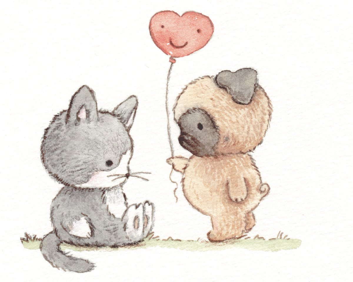JenDigitalArt's tweet photo. 😽🐾🐶
~watercolour pencils~ https://t.co/Z35TIUrBhJ