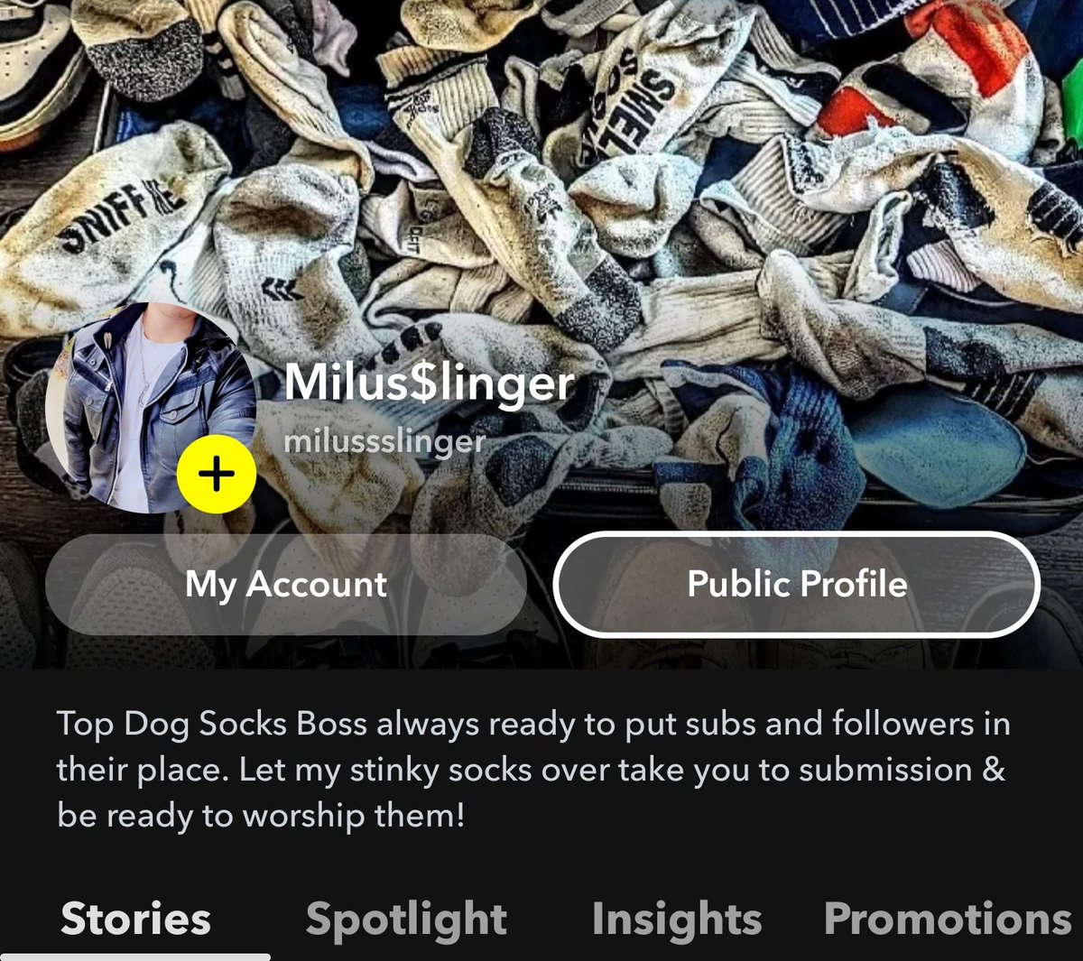 Just made an X Snapchat. Feel free to follow 🧦