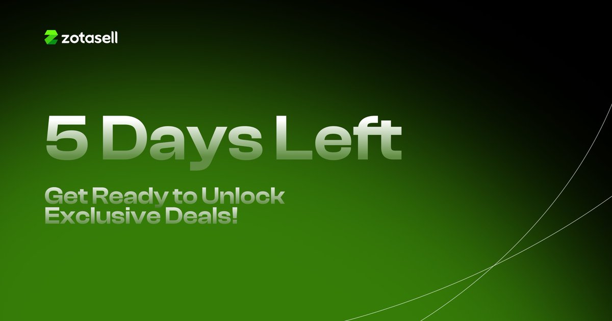 zotasell's tweet photo. ⏳ 5 days to go… We’re almost ready!

Got ideas or suggestions to make Zotasell even better?
We’d love to hear from you 👀

📅 Mark your calendar &amp; join us from day one!

👉 https://t.co/0TjBvknIzd

#Zotasell #Ecommerce #ConvertMore #UpsellSmarter #Shopify #AOV #AIUpsell https://t.co/TKs6ZOPr8Z