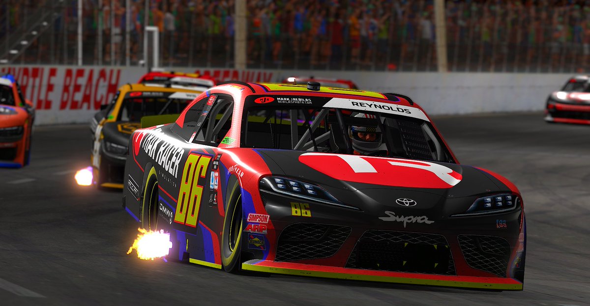 Blake Reynolds (@blakereynolds66) on Twitter photo P1 tonight in <a href="/EliteRacing_/">Elite Racing League</a> GNS at Myrtle Beach. From 38th to the win with a clean car is a damn FEAT. Onto next week at The Glen.
<a href="/CH199simracing/">Channel199 Sim Racing</a> x <a href="/trak_racer/">Trak Racer</a>
📸: <a href="/HavinGibbs95/">Gavin Hibbs</a> P1 tonight in <a href="/EliteRacing_/">Elite Racing League</a> GNS at Myrtle Beach. From 38th to the win with a clean car is a damn FEAT. Onto next week at The Glen.
<a href="/CH199simracing/">Channel199 Sim Racing</a> x <a href="/trak_racer/">Trak Racer</a>
📸: <a href="/HavinGibbs95/">Gavin Hibbs</a>