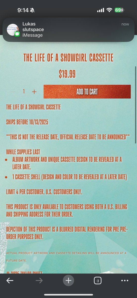 remisversion's tweet photo. what’s in the vinyl and cassette #LOASG #TS12 https://t.co/IPn5zWCwLw