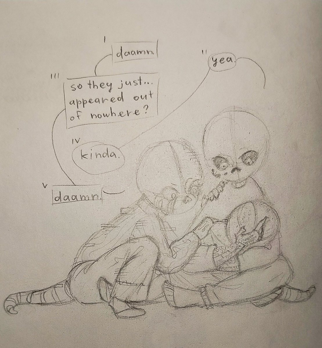 tarakango's tweet photo. oh. im an artist. forgot about that.
#undertale #utmv #inksans #errorsans #ErrorInk #paperjam https://t.co/yWGUfEWvLg