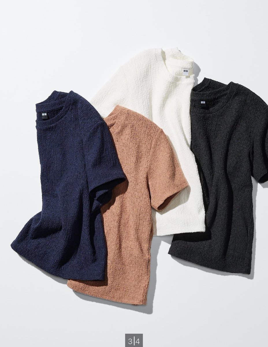 sssssuj_72's tweet photo. UNIQLOのシャーリングT値下げして1290円で買えるから買ったほうがいいよ https://t.co/lDktuLcMad