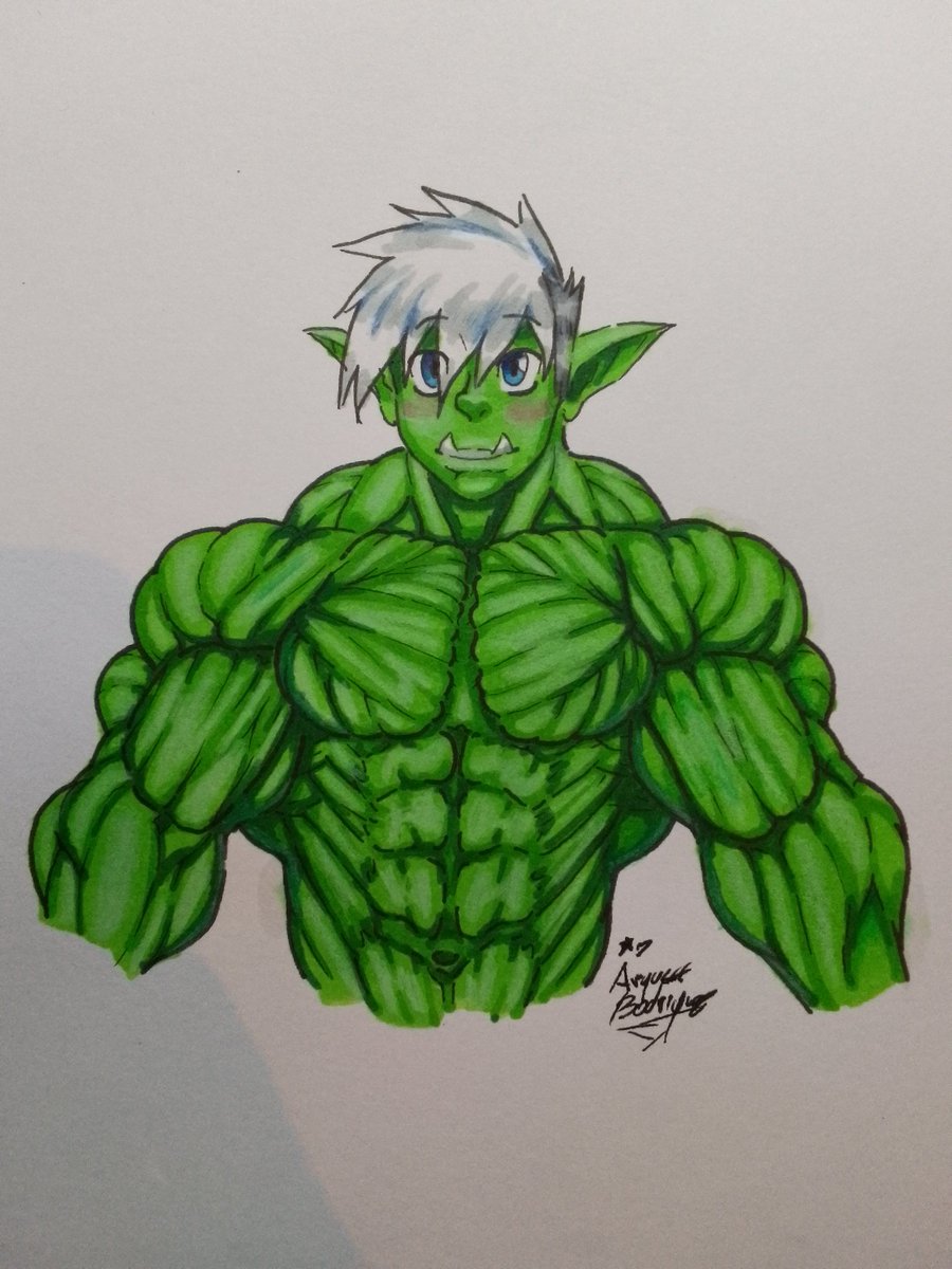 Alright guys, I know I've been inactive but I needed a break and to finish the week's commissions, but to not leave you without content I'll show you my first goblin or orc depending on which one is correct, I hope you like it.