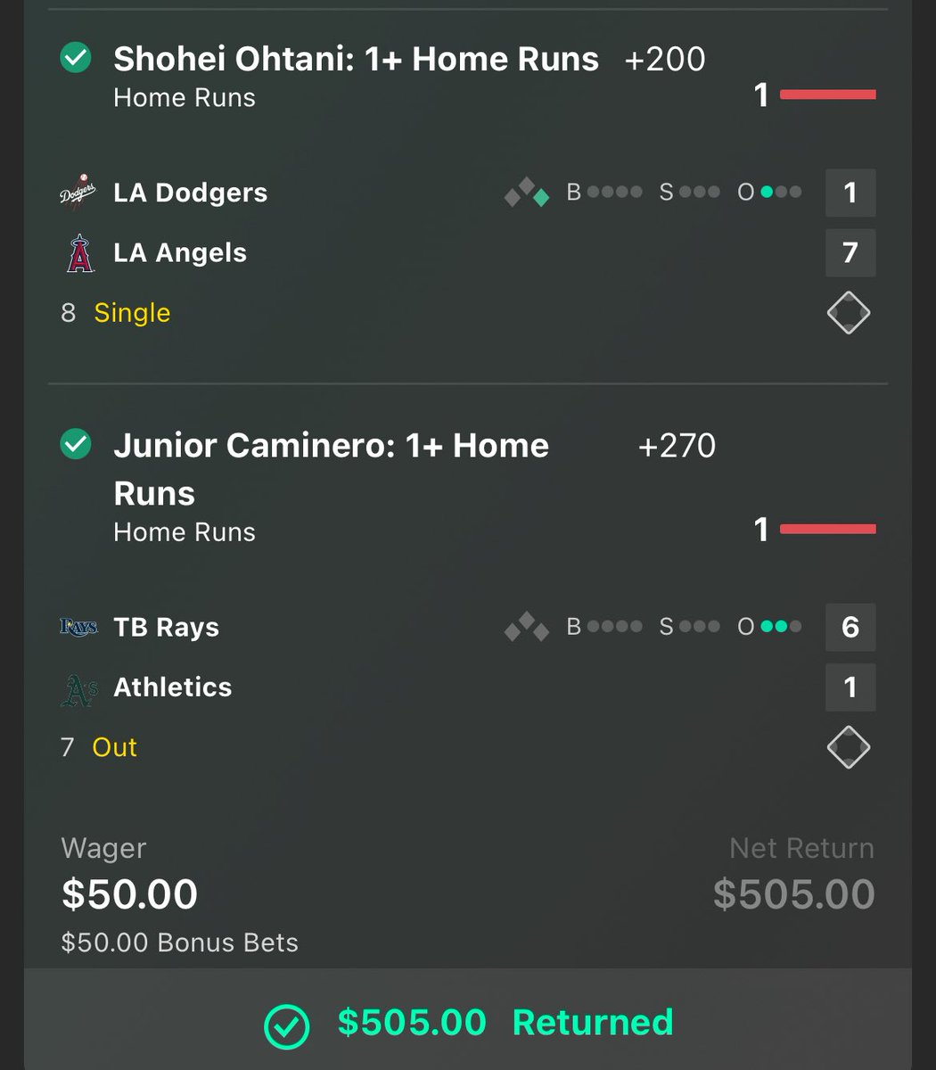 ThatsSoTerry's tweet photo. OHTANIIIII &amp; CAMINERO✅✅✅✅✅

#GamblingX #GamblingTwitter https://t.co/68OtXALFcz