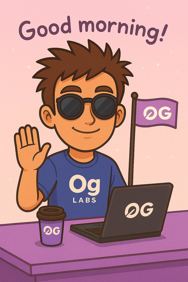 Taiki10 (@onixatul) on Twitter photo Good Morning <a href="/0G_labs/">0G Labs (Ø,G) - AI L1</a> Legends 🌞🌞
Can i get a “0gm”
G
O
O
D
M
O
R
N
I
N
G
#0g Good Morning <a href="/0G_labs/">0G Labs (Ø,G) - AI L1</a> Legends 🌞🌞
Can i get a “0gm”
G
O
O
D
M
O
R
N
I
N
G
#0g