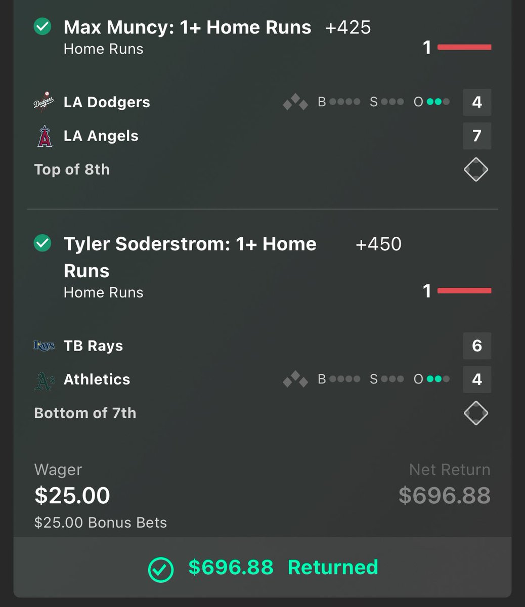 ThatsSoTerry's tweet photo. MUNCY &amp; SODERSTROM💥✅✅✅✅

#GamblingX #GamblingTwitter https://t.co/ehyUu1c43D