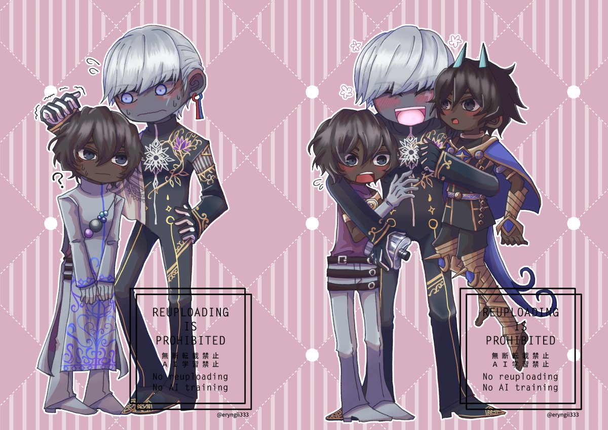 ジュナイン＆ジュオインのつもりで描いた