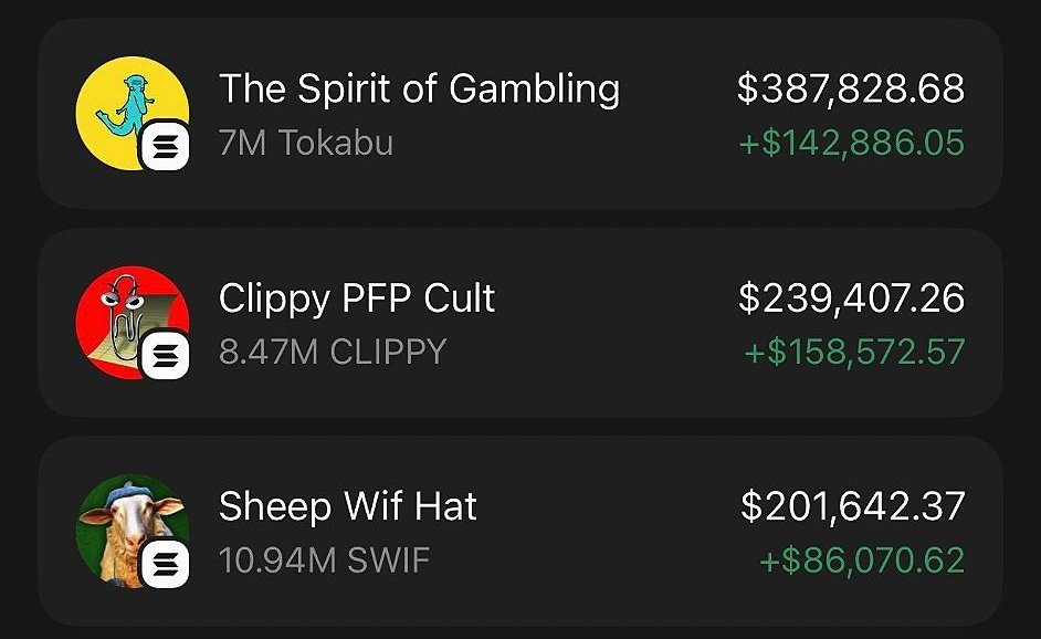 5 solana giveaway

To celebrate the $TOKABU $CLIPPY $SWOF WIN

JUST LIKE AND RETWEET THIS POST

FOLLOWERS ONLY.

24hrs.