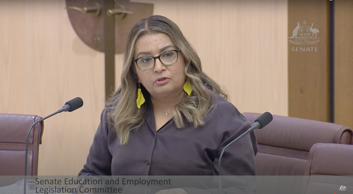 Senator <a href="/MehreenFaruqi/">Mehreen Faruqi</a>: ‘Does it worry you that the staff students and alumni are so dissatisfied and untrusting of governance and the university?’
 
Kate Witenden, ANU Chief People Officer: ‘I’m not aware of this.’ 
 
Senator Faruqi: ‘Why am I aware and you are not?’

<a href="/NTEUACT/">NTEU ACT</a>