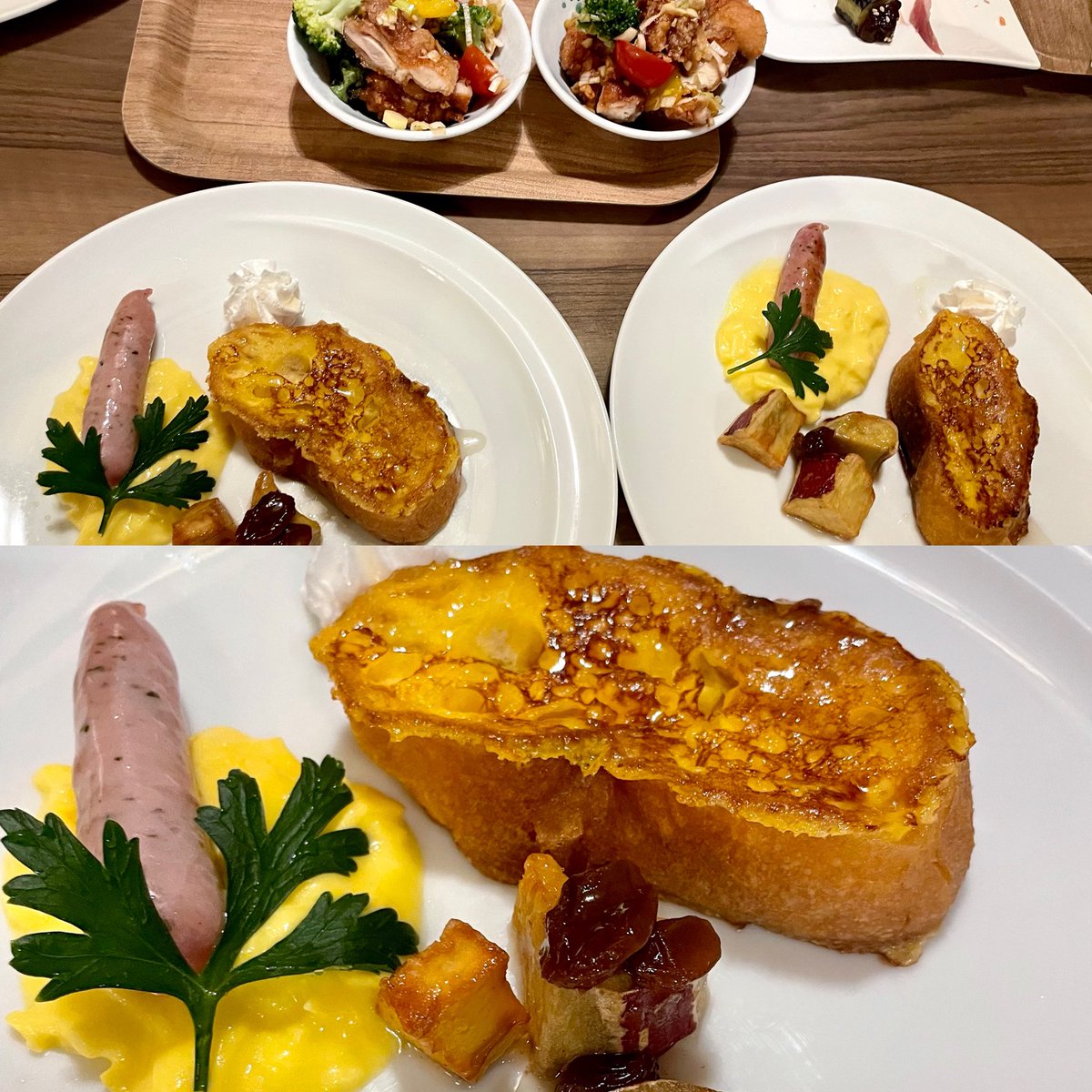☀️びゅ❣️
目の前で焼いてくれる🧑‍🍳のふれとーにはほんと叶わない😵‍💫カリっじゅわああさいこー🥺