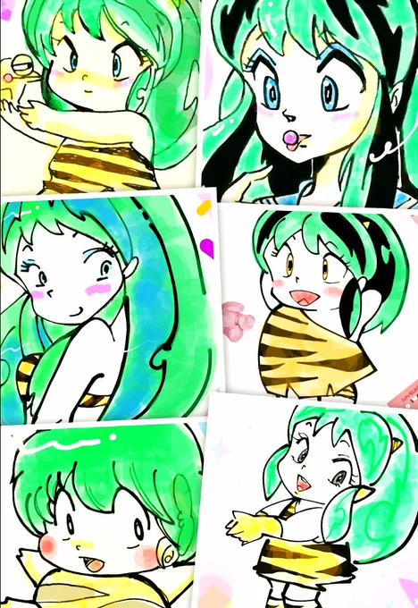 おはよー⛈️🐯
#イラスト #うる星やつら #レトロアニメ 
