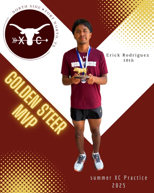 NorthSideFWISD's tweet image. 🐂 NSHS XC kicked off the season at Brock Relays!

👏 Boys Varsity &amp;amp; JV placed top 8 🏅
MVPs: Edgar R. (meet) &amp;amp; Erick R. (summer) – hard work pays off!

#SteersUp #ElevateEverything