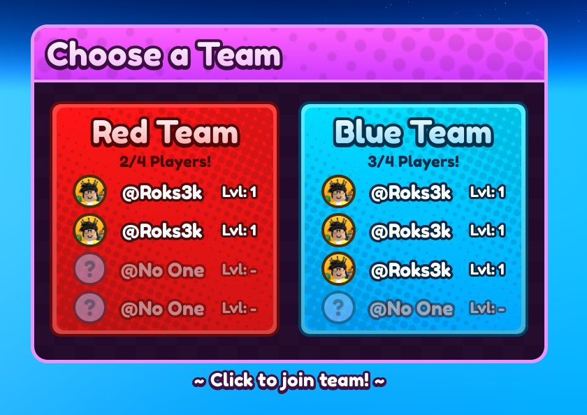 Would you rather join Red or Blue Team? 🤔

Order UI -> @szavrk (Discord)📧

#ROBLOXDev #robloxart #RobloxUI