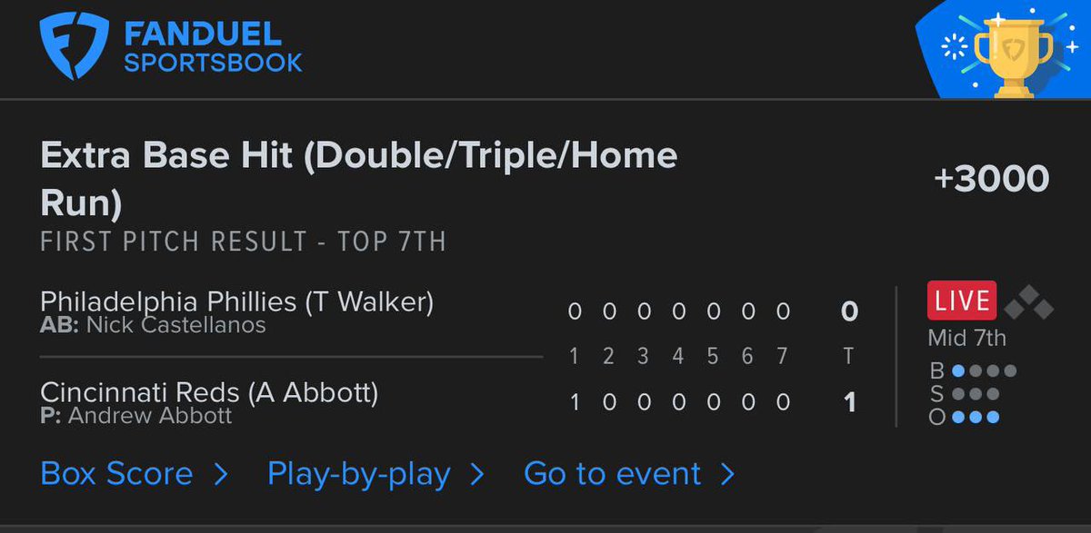 BDunk975's tweet photo. +3000 Banger!!!!! Harper first pitch double 🔥✅ https://t.co/xmyycBI9He