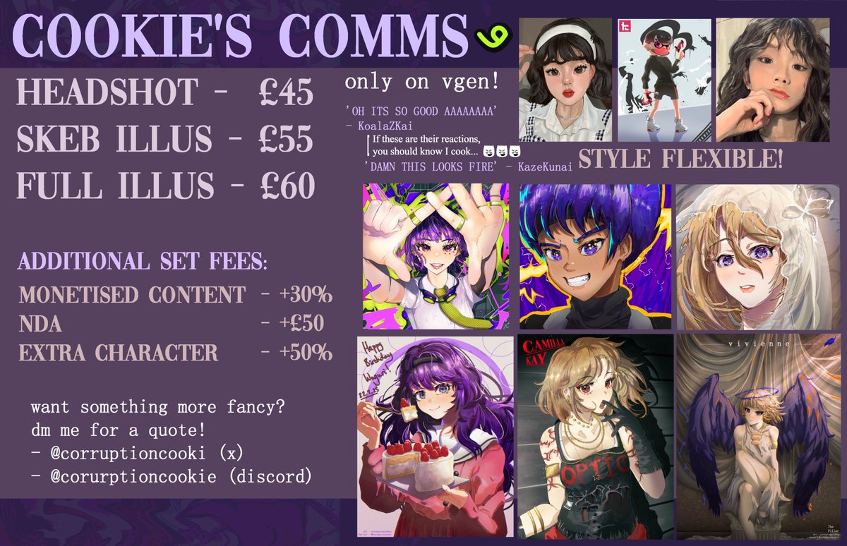 cookie | comms open! tweet media