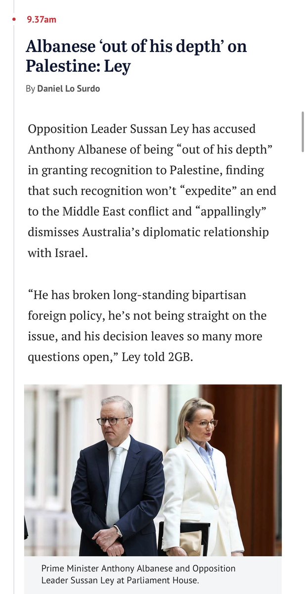 Dave from Townsville (@cruicerod) on Twitter photo Before you make these sort of accusations <a href="/sussanley/">Sussan Ley</a> it’s important to be relevant,respected and have some regard from the Australian community…you have none of these …you’re a simpleton a laughing stock..a “friend of Palestine“?
No ..just a political hypocrite and lightweight Before you make these sort of accusations <a href="/sussanley/">Sussan Ley</a> it’s important to be relevant,respected and have some regard from the Australian community…you have none of these …you’re a simpleton a laughing stock..a “friend of Palestine“?
No ..just a political hypocrite and lightweight