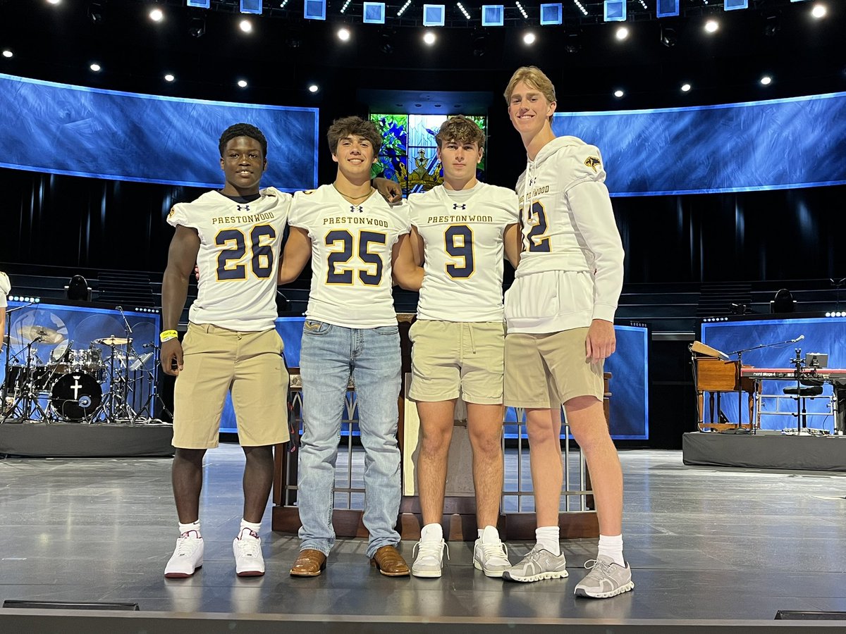 PCAFootball (@pcalionsfb) on Twitter photo 2025 <a href="/PCALionsFB/">PCAFootball</a> Team Captains as selected by their teammates!
<a href="/LukeGlassTX/">Luke Glass</a>
<a href="/RidgeCasanova26/">Ridge Casanova</a>
<a href="/WillTaylor2026/">3⭐️RB William Taylor III RB 2026</a>
<a href="/AJ_Morreale9/">AJ Morreale</a>
Proud of you these Kingdom leaders!!
2025 Team Verse:
Proverbs 14:23🙏🏻
Motto: “Rise Up”
Team Goals:
1. AO1
2. 3.6 Team GPA
3. Win in December 2025 <a href="/PCALionsFB/">PCAFootball</a> Team Captains as selected by their teammates!
<a href="/LukeGlassTX/">Luke Glass</a>
<a href="/RidgeCasanova26/">Ridge Casanova</a>
<a href="/WillTaylor2026/">3⭐️RB William Taylor III RB 2026</a>
<a href="/AJ_Morreale9/">AJ Morreale</a>
Proud of you these Kingdom leaders!!
2025 Team Verse:
Proverbs 14:23🙏🏻
Motto: “Rise Up”
Team Goals:
1. AO1
2. 3.6 Team GPA
3. Win in December