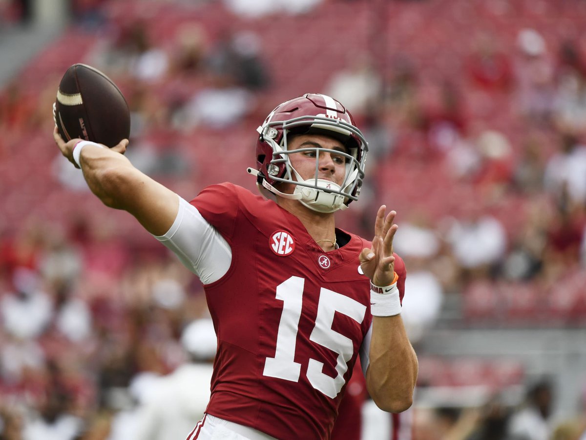 ClintRLamb's tweet photo. Alabama’s expected to name Ty Simpson as its starting quarterback against Florida State. @_ColinGay with The Tuscaloosa News was the first to report.
🔗 https://t.co/9vP4LTzJVm https://t.co/K1QfPNnlYo