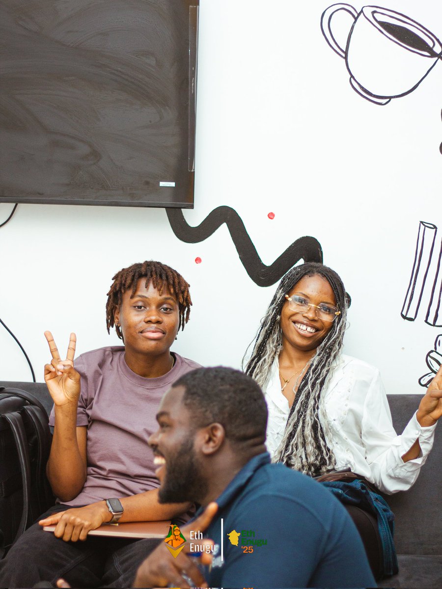 Vexahlia (@nenyekingsley) on Twitter photo ETH ENUGU Wk2 Day 1
What do you get when you mix tech wisdom, blockchain magic, and a surprise birthday party?
You get <a href="/Eth_Enugu/">Eth Enugu || 042 & SE Onchain</a>
I met <a href="/youfoundperrie/">Perrie.</a> from the <a href="/ethereumfndn/">Ethereum Foundation</a> ETH ENUGU Wk2 Day 1
What do you get when you mix tech wisdom, blockchain magic, and a surprise birthday party?
You get <a href="/Eth_Enugu/">Eth Enugu || 042 & SE Onchain</a>
I met <a href="/youfoundperrie/">Perrie.</a> from the <a href="/ethereumfndn/">Ethereum Foundation</a>