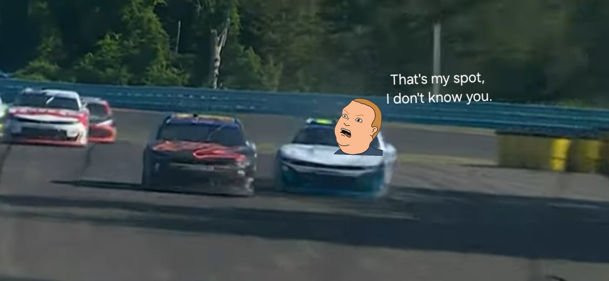 12beaczac's tweet photo. My @NASCAR and @NASCAR_Xfinity people will get this. #nascar #NASCAR @_AustinHill #nascarmeme https://t.co/qcKondiSK8