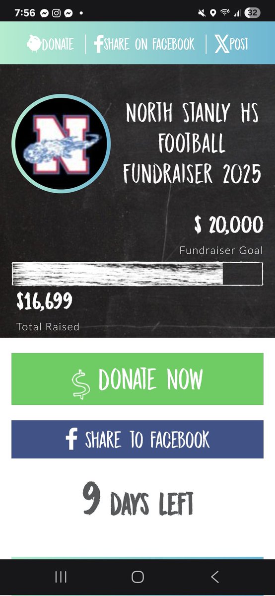 Thank you for your support! 

If you have any questions about the program or its needs, please contact Coach Chad Little 

app.verticalraise.com/fundraiser/nor…