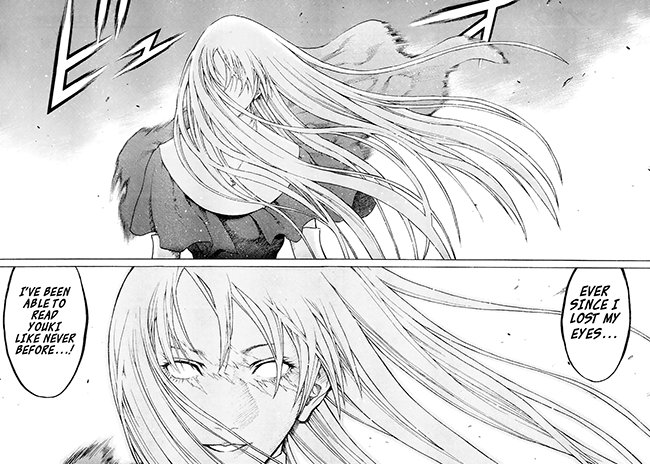 GodsEyeThree's tweet photo. ⠀
“When one of the five senses are gone, the other's are heightened, so they say. Even without my eyes, I can sense your youki as if I were staring you in the face!”
⠀ https://t.co/TlBaGdjMAg