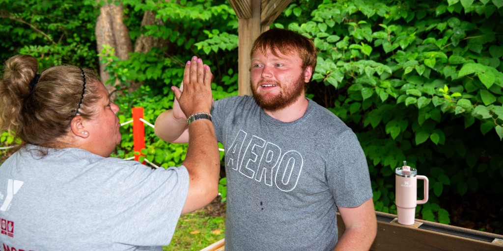 HockomockYMCA's tweet image. Camp Calcia is a one-of-a-kind #YMCA camp created in memory of a one-of-a-kind person: Tony Calcia. Tony's passion for inclusion &amp;amp; joy for life inspired this program where adults ages 18+ living with special needs experience all the magic of summer camp #BestSummerEver