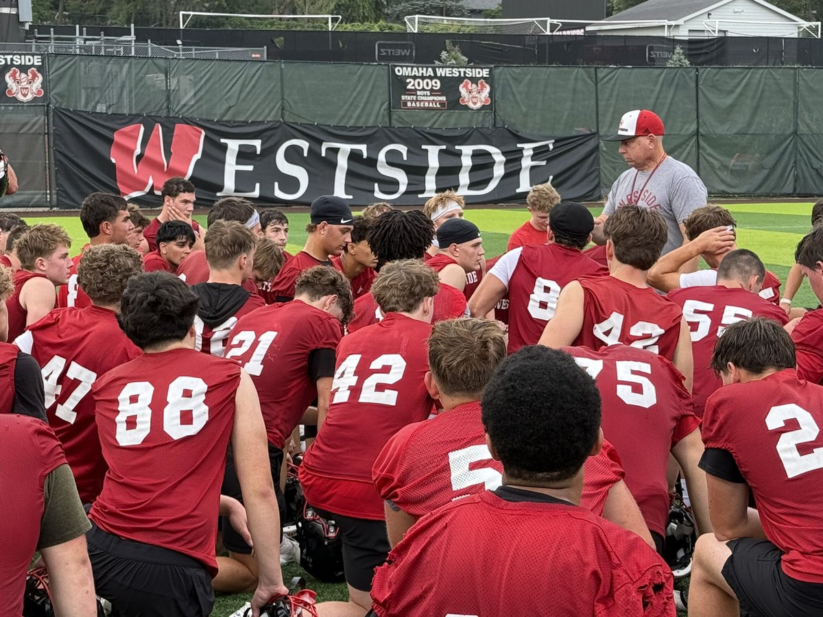 Clayton Collier (@claytonjcollier) on Twitter photo Westside football (<a href="/WHS_WarriorFB/">Omaha Westside Warrior Football</a>) was back at it bright and early on the first day of high school football practice!
Hear from the Warriors tonight at 10 on <a href="/WOWT6News/">First Alert 6</a>.
#nebpreps Westside football (<a href="/WHS_WarriorFB/">Omaha Westside Warrior Football</a>) was back at it bright and early on the first day of high school football practice!
Hear from the Warriors tonight at 10 on <a href="/WOWT6News/">First Alert 6</a>.
#nebpreps