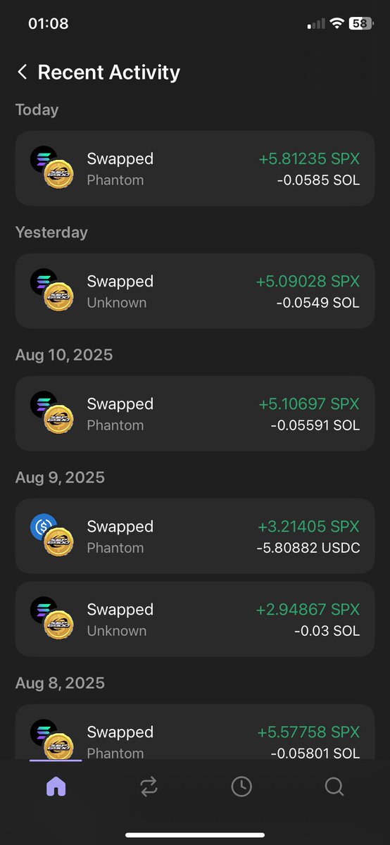 Day 50 of DCA’ing into #SPX6900

Fifty days of loading without hesitation.
The mission hasn’t changed. The goal hasn’t moved.
We persist — because $SPX isn’t just a play… it’s the protocol.

Persist Forever 

#DCASPX6900
