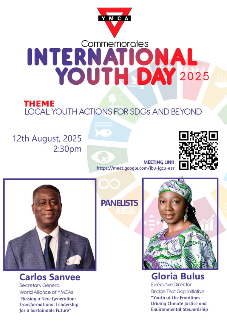 Join us tomorrow at 2:30 PM for a powerful panel discussion on Local Youth Actions for SDGs and Beyond as part of the 2025 International Youth Day Celebration! 
Don’t miss insights from global youth leaders—see you online!  
Meeting link;
meet.google.com/jbv-jgcu-eer@b…