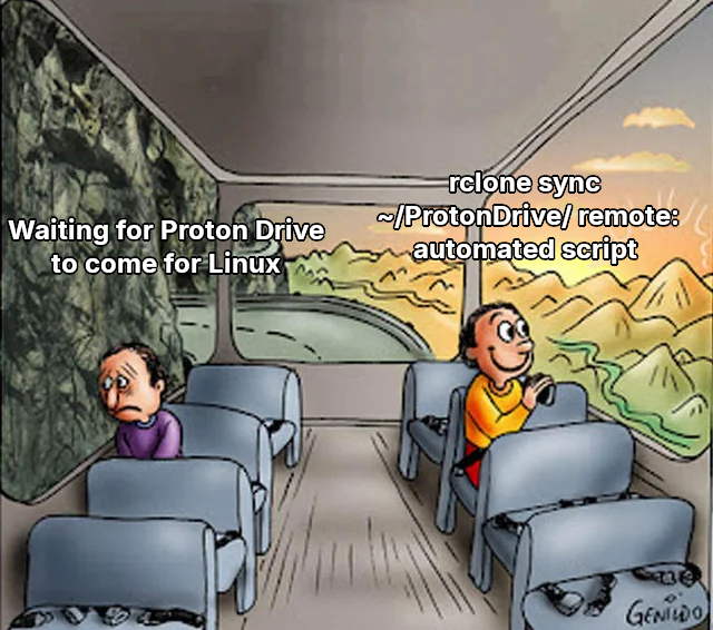 DeeJay_LSP's tweet photo. Proton Drive is kinda usable on Linux already btw https://t.co/62iBZKwrUQ