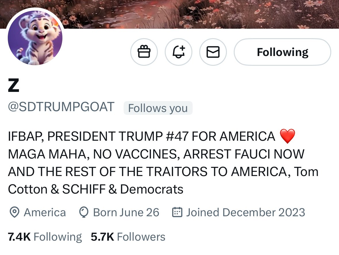 Let’s all help <a href="/SDTRUMPGOAT/">Z</a> 
Get to 3k!

They will connect back. I hope everyone had a great day. 

Join Stronger Together 💪💪💪