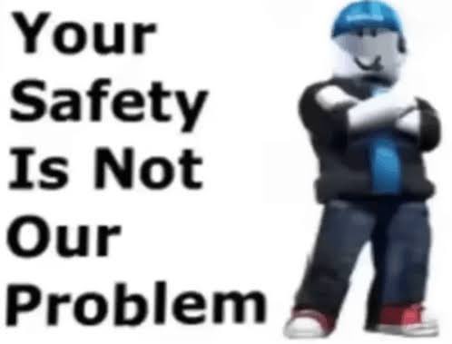 DuelDual's tweet photo. I hate how this is actually showing that Roblox themselves don’t really care about child and safety. Why ban someone or people who help the platform get rid of predators instead of working together? Stuff like this makes me question the platform. https://t.co/mq1ES7MJKJ