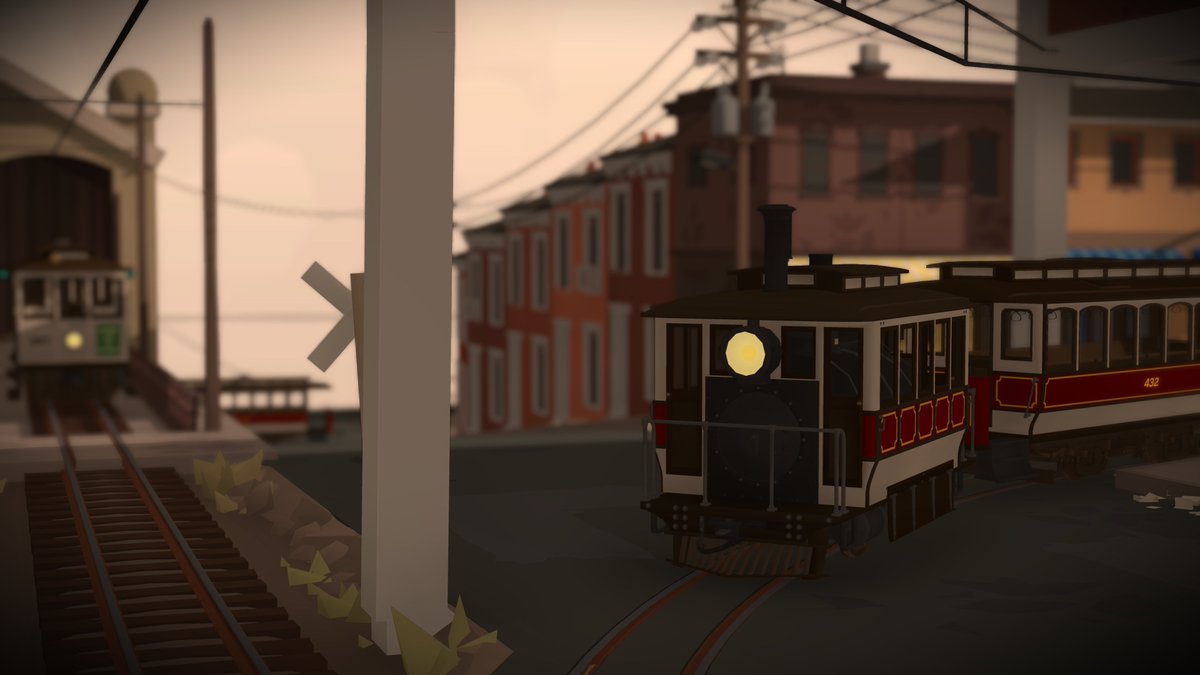 I've been working on a few things since my last post! I've whipped up a Baldwin Standard steam dummy, as well as a generic "California car" type streetcar, and a two-axle streetcar and trailer!